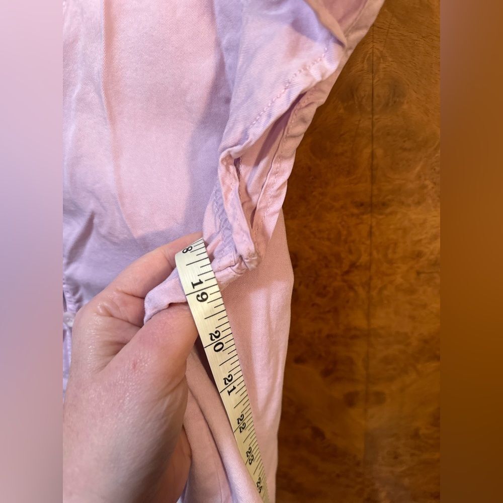Lavender Button-Up Women's Top - Picture 3 of 7